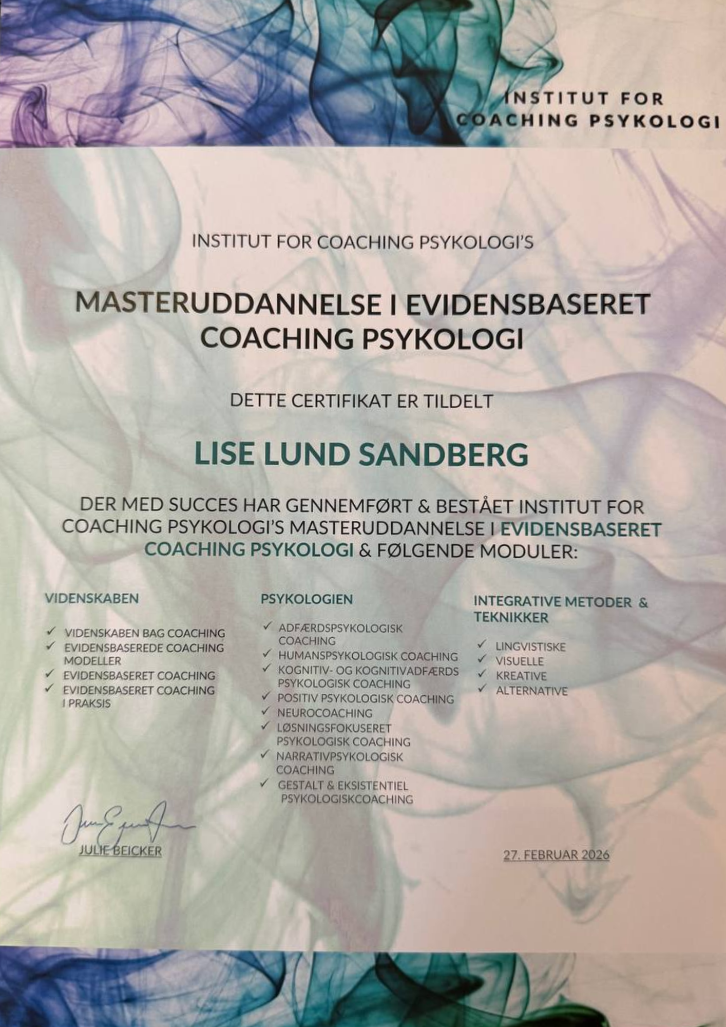 Coaching Certifikat